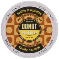 Authentic Donut Shop Blend Vanilla Hazelnut Single Cup Coffee for Keurig K-Cup Brewers, 24 Count