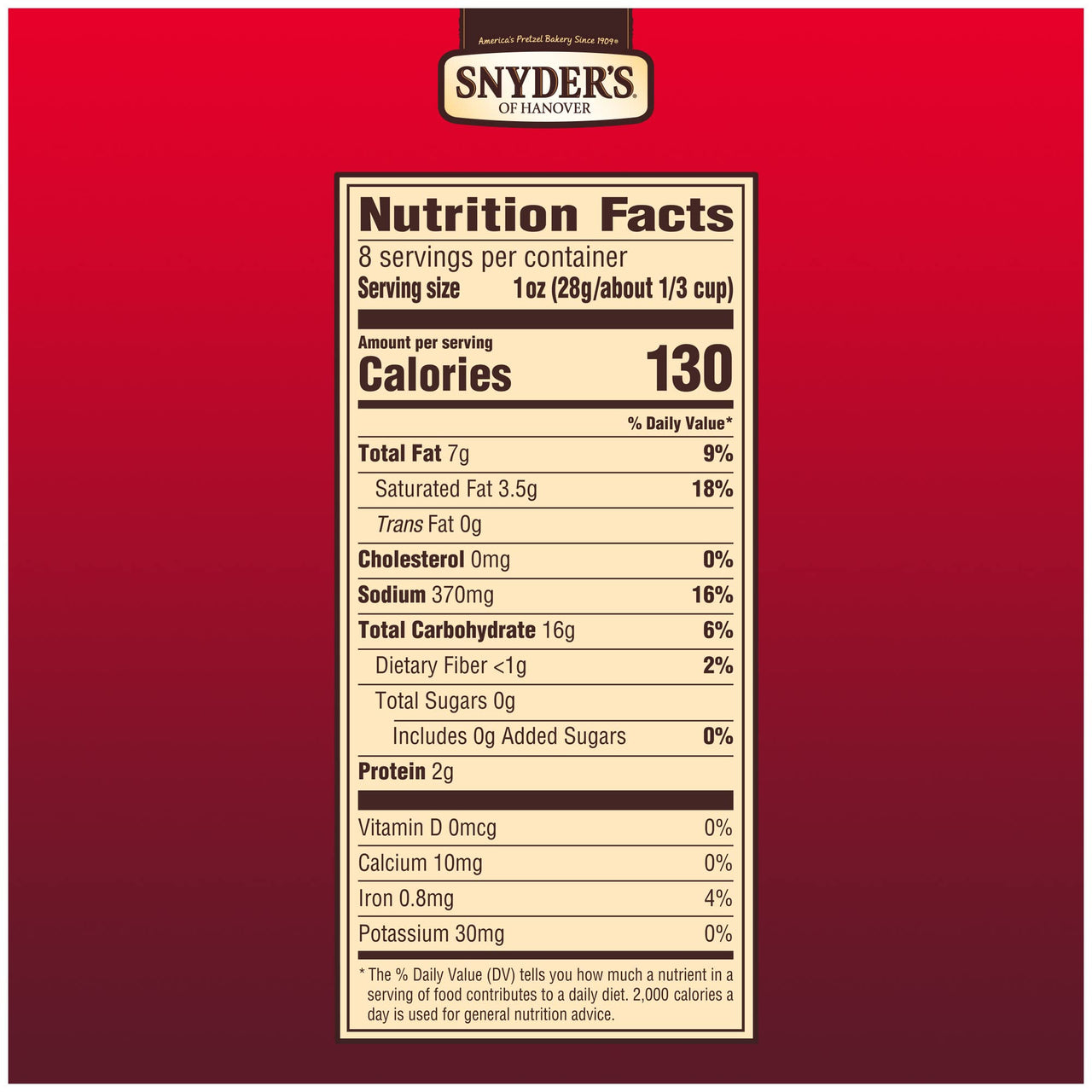 Snyder's  of Hanover Pretzel Pieces, Hot Buffalo Wing, 8 Oz