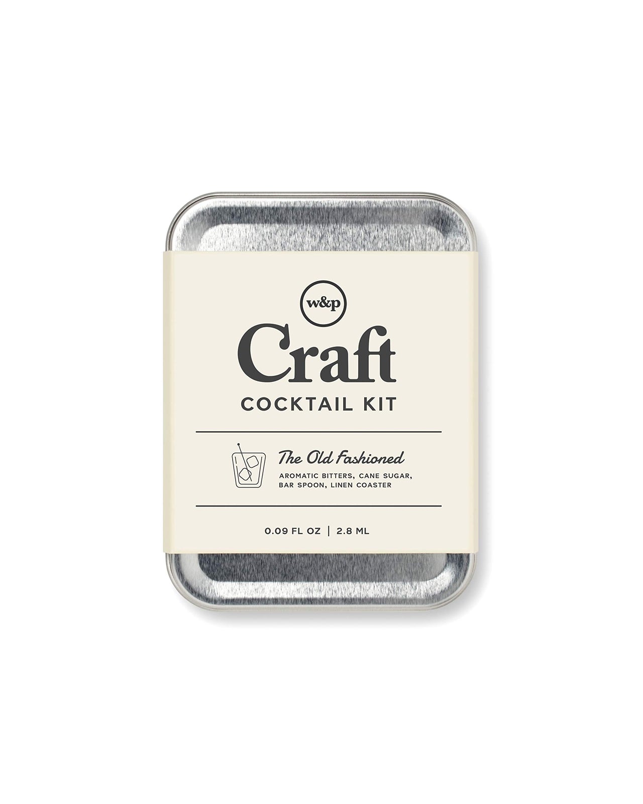 W&P Craft Cocktail Kit, Old Fashioned Portable Kit for Drinks on the Go, Carry On Cocktail Kit, Makes A Great Gift