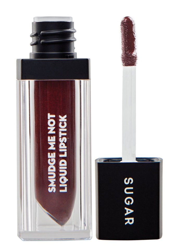 SUGAR Cosmetics Smudge Me Not Liquid Lipstick 35 Radiant Currant (Metallic Burnt Red)