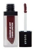 SUGAR Cosmetics Smudge Me Not Liquid Lipstick 35 Radiant Currant (Metallic Burnt Red)