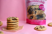 Miss Jones Baking Chocolate Chip Cookie Mix - Whole Grains, More Chocolate Chips, 50% Lower Sugar, Naturally Sweetened Desserts & Treats (Pack of 1)