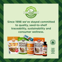 Manitoba Harvest Organic Ground Hemp Seed, 7 oz  5g Plant Based Protein, 6g of Fiber per Serving  Non-GMO Project Verified, Vegan, Keto, Paleo  Omega 3 & 6  Smoothies, oatmeal, use in baking