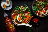 Sky Valley Sriracha Sauce - Hot Sauce, Made with Red Jalapeno Peppers, Gluten Free, Vegan, Non-GMO, Less Than 2g of Sugar per Serving, 5 Calories per Serving - Sriracha Hot Sauce, 18.5 Oz