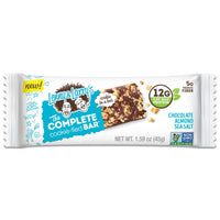 Lenny & Larry's  The Complete Cookie-fied Plant-Based Protein Bar, Vegan and Non-GMO, Chocolate Almond Sea Salt, 45 g, 9 Count