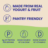 GoGo squeeZ yogurtZ Blueberry, 3 oz. (4 Pouches) - Kids Snacks Made from Real Yogurt Fruit - Pantry Friendly Snack, No Fridge Needed - No Preservatives - Kosher Certified - Gluten Free Snacks for Kids