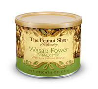 The Peanut Shop of Williamsburg Wasabi Power Snack Mix, 8-Ounce Tin