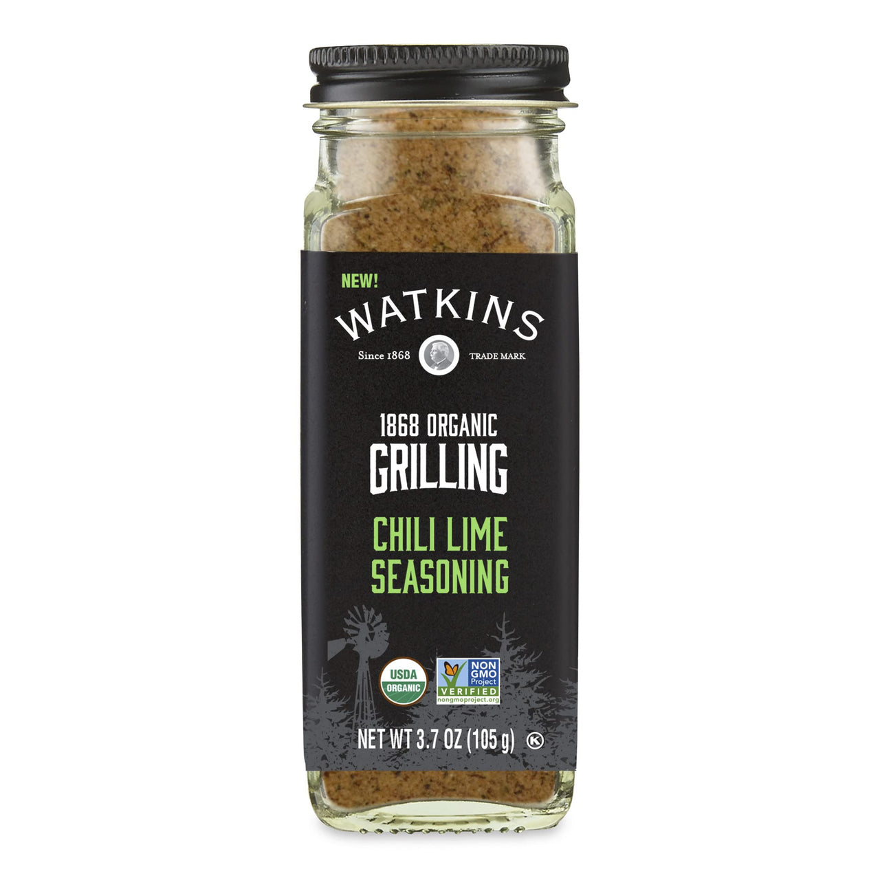 Watkins Organic Chili Lime Seasoning , 3.7 oz., 1 Count