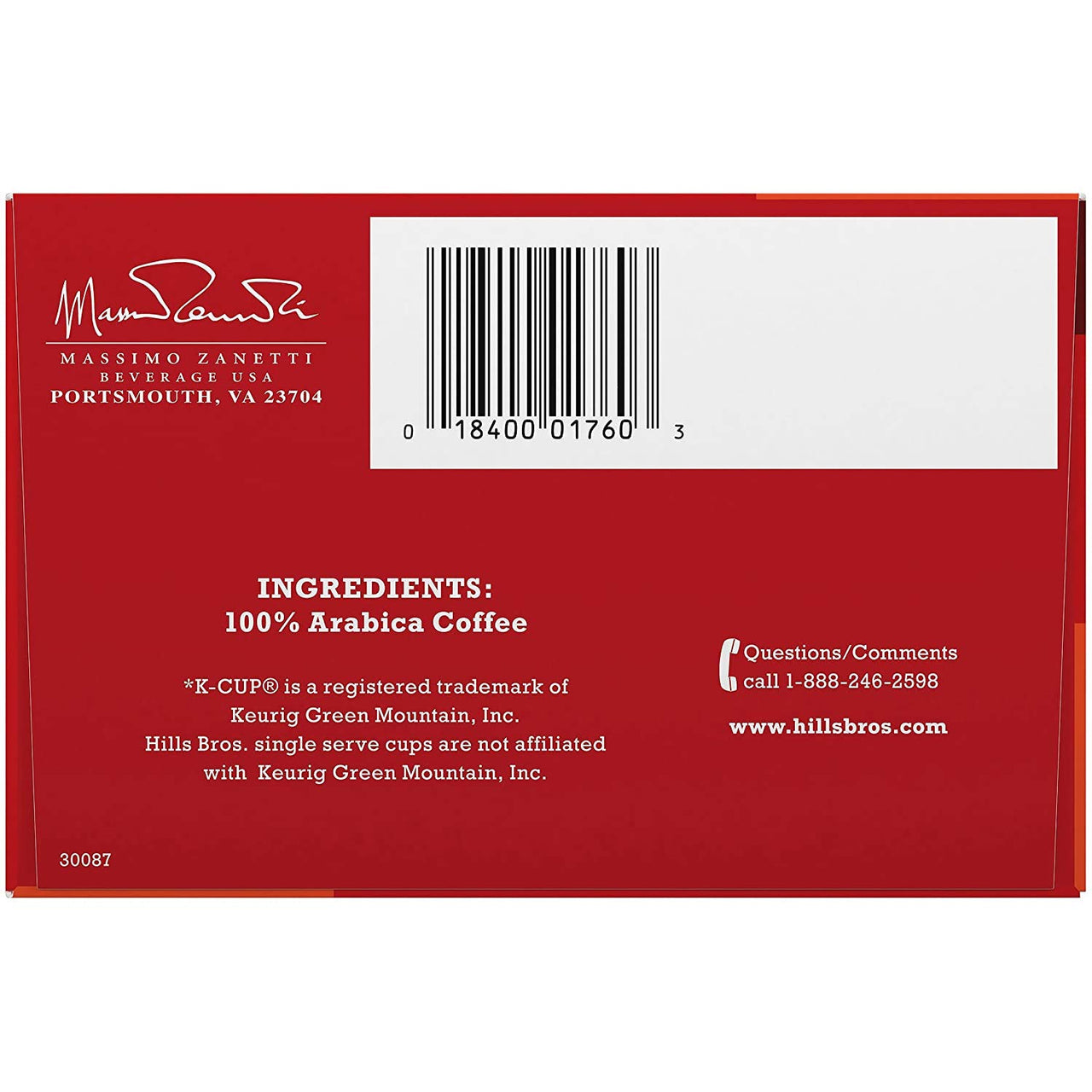 Hills Bros Single Serve Coffee Pods, 100% Colombian Ground Coffee, Medium Roast, 12 Count  Keurig Compatible, Roasted 100% Arabica Coffee Beans, Smooth Balanced Flavor