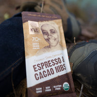 K'UL Chocolate Bars | 3 Pack Dark Chocolate 70+80% Cacao | Espresso & Cacao + Pure Dark Chocolate + Wild Ginger | Organic, Vegan Chocolate, Gluten Free, Soy Free, Non-GMO, Bean-to-Bar, Fair Trade Dark Chocolate