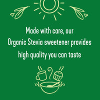 Wholesome Organic Stevia, Zero Calorie Sweetener Blend, Non GMO & Gluten Free, 2.64 Oz (Pack of 75)