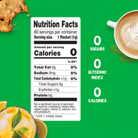 Pyure Organic Stevia Packets | Granulated Sugar Packets - White Sugar Substitute | Zero Carb, Zero Sugar, Zero Calorie Sweetener Packets | Plant-Based Stevia Packets for Keto Coffee | 80 Count