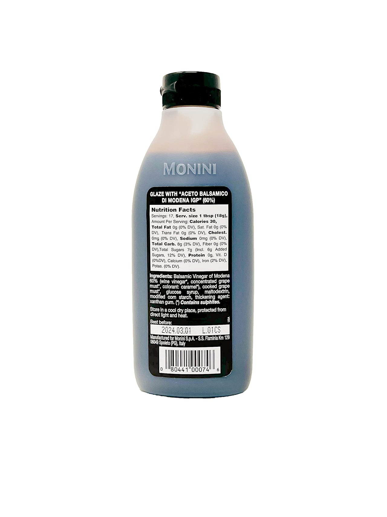 Monini Glaze with IGP Balsamic Vinegar of Modena, 8.8 oz