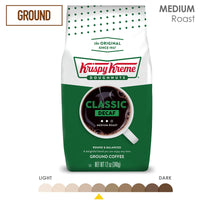 Krispy Kreme Classic Decaf, Ground Coffee, Medium Roast, Bagged 12oz