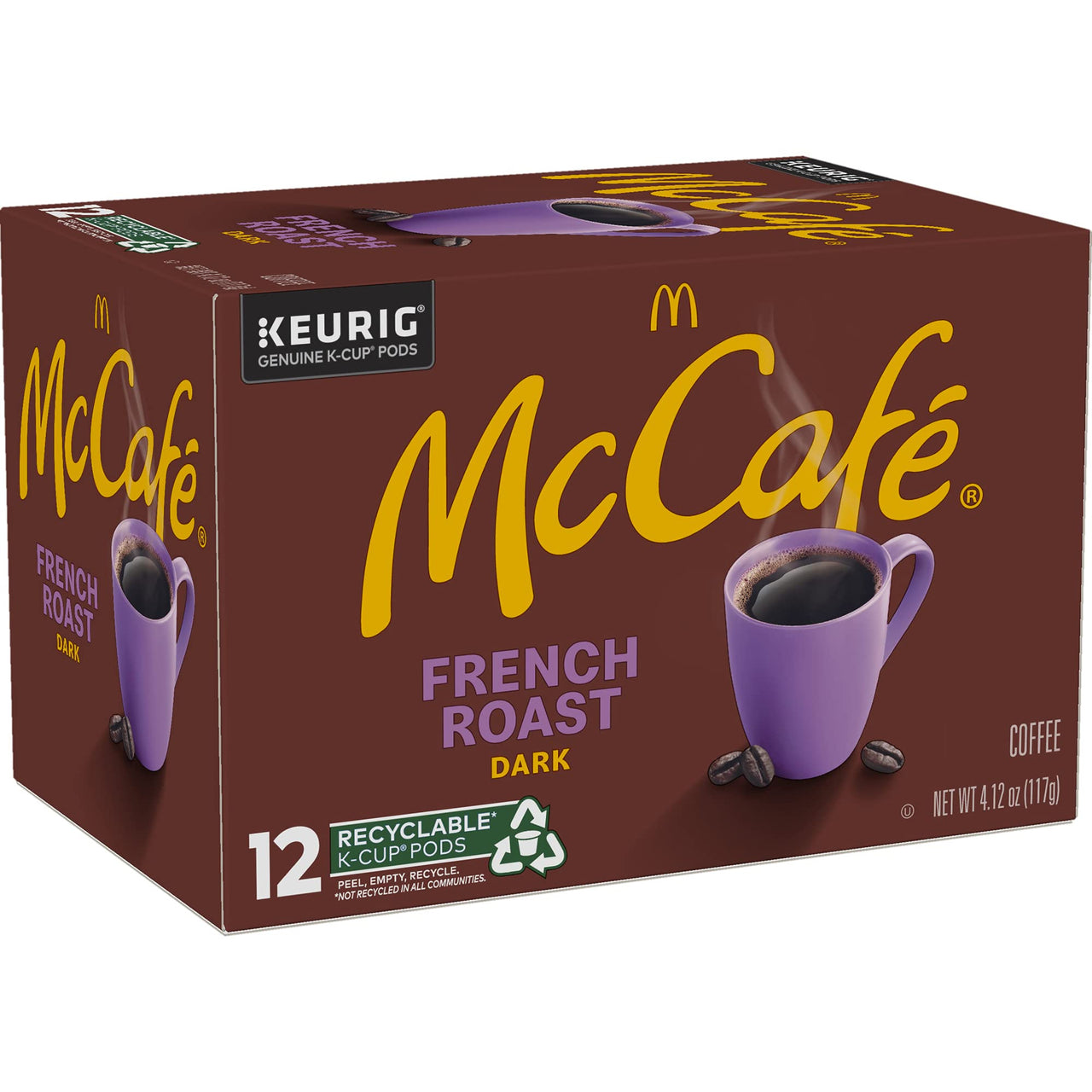 McCafe French Roast Keurig K Cup Coffee Pods (12 Count) (Pack of 2)