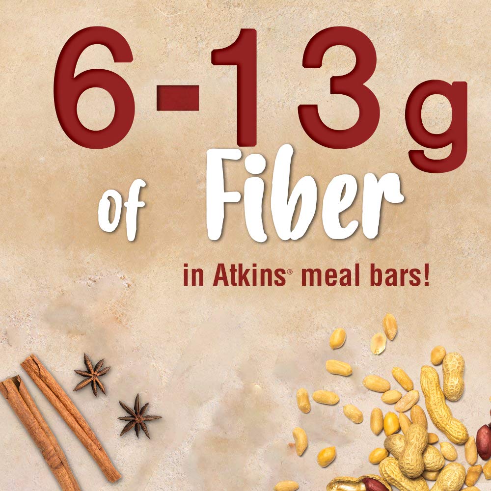 Atkins Protein Meal Bar, Chocolate Chip Granola, Keto Friendly, 8 Count