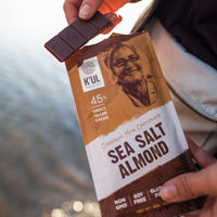 K'UL Chocolate Bars | 3 Pack Burnt Maple Crunch + Sea Salt Almond + Himalayan Sea Salt Milk & Dark Chocolate | Organic, Vegan Chocolate, Gluten Free, Soy Free, Non-GMO, Bean-to-Bar, Fair Trade Milk & Dark Chocolate