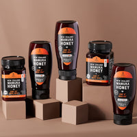 Nature Nate's  Manuka Honey UMF Certified 5+ | MGO 83+ - New Zealand Manuka Honey - All-Natural Sweetener & Non-Perishable Sugar Substitute, 13.2 oz Squeeze Bottle