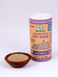 NATIERRAHimalania Organic White Chia Seeds | Non-GMO & Vegan | 7 Ounce