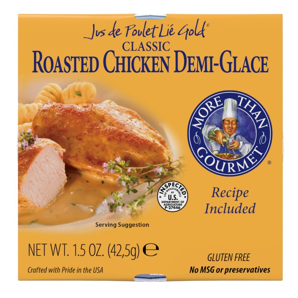 More Than Gourmet Roasted Chicken Demi Glace, 1.5 Ounce (Pack of 6)