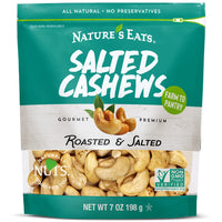Nature's  Eats Cashews Roasted Salted, 7 Oz