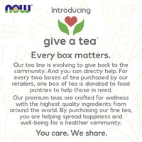 NOW Foods Give a Tea Better off Red Rooibos Tea with a Vanilla-Citrus Blush, Caffeine-Free, 24 bags