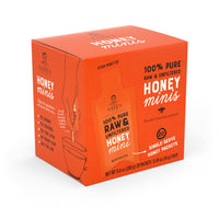 Nature Nate's  Raw and Unfiltered Honey Minis Packets Single Serve, 9.8 Oz, 1 box of 20 packets.
