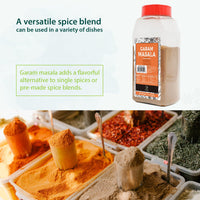 Soeos Garam Masala, garam masala powder, Indian 10-Spice Blend, All Natural Blend, Salt-Free, Vegan, No Colors, Gluten Friendly, Non-GMO, Authentic Indian Food Spices, Masala Seasoning, Garam Masala Bulk, 12oz.