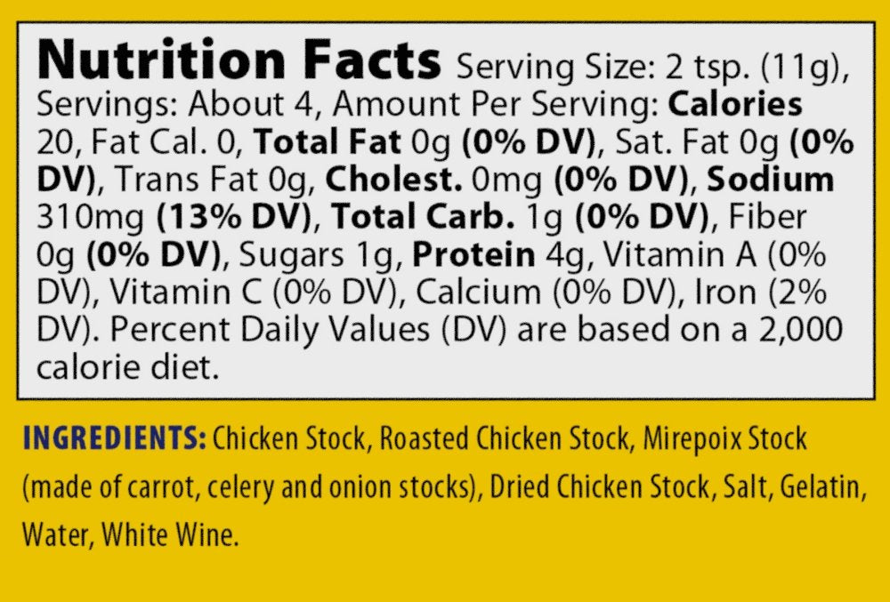 More Than Gourmet Classic Roasted Chicken Stock, 1.5-Ounces (Pack of 6)