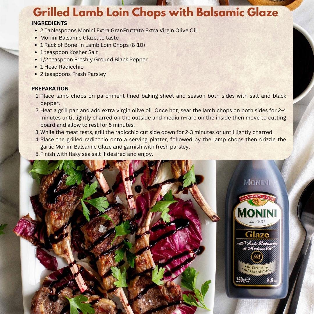 Monini Glaze with IGP Balsamic Vinegar of Modena, 8.8 oz