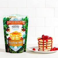 Gluten-Free Pancake and Waffle Mix by Birch Benders, Made with Brown Rice Flour, Potato, Cassava, Almond, and Cane Sugar, Family Pack, Just Add Water, 14 Ounce (1-pack)