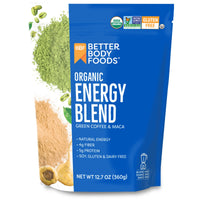 BetterBody Foods Organic Energy Blend, Plant-Based Natural Energy, Gluten-free, Non-GMO, 12.7 Ounces