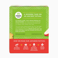 Matcha Love Japanese Matcha + Apple + Ginger, 60 Premium Tea Bags