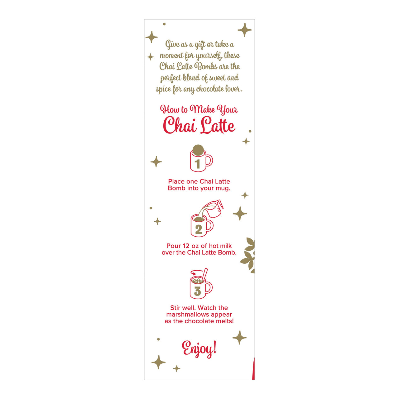 Bigelow Chai Latte Hot Chocolate Bombs, 3 Count