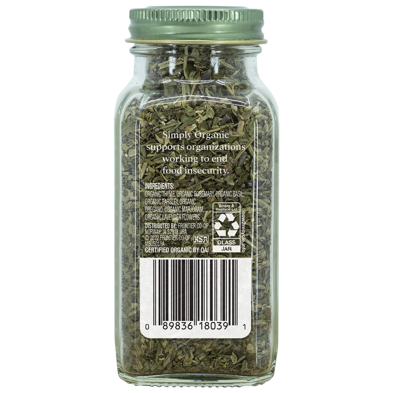 Simply Organic Herbes de Provence, Certified Organic | 1 oz