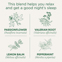 Traditional Medicinals Organic Nighty Night Valerian Relaxation Tea, 16 Tea Bags (Pack of 1)