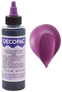 Eggplant Trend Premium Gel Color Cake Decorations, Purple Food Coloring - Purple Gel Color - 4 Fl Oz