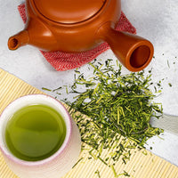 [Sugimoto Tea] Japanese Kuki Cha Loose Leaf Green Tea - Low Caffeine, High L-theanine, Authentic Flavor, Savory Umami Flavor from Shizuoka, Japan (3.5 oz x 1 Pack)