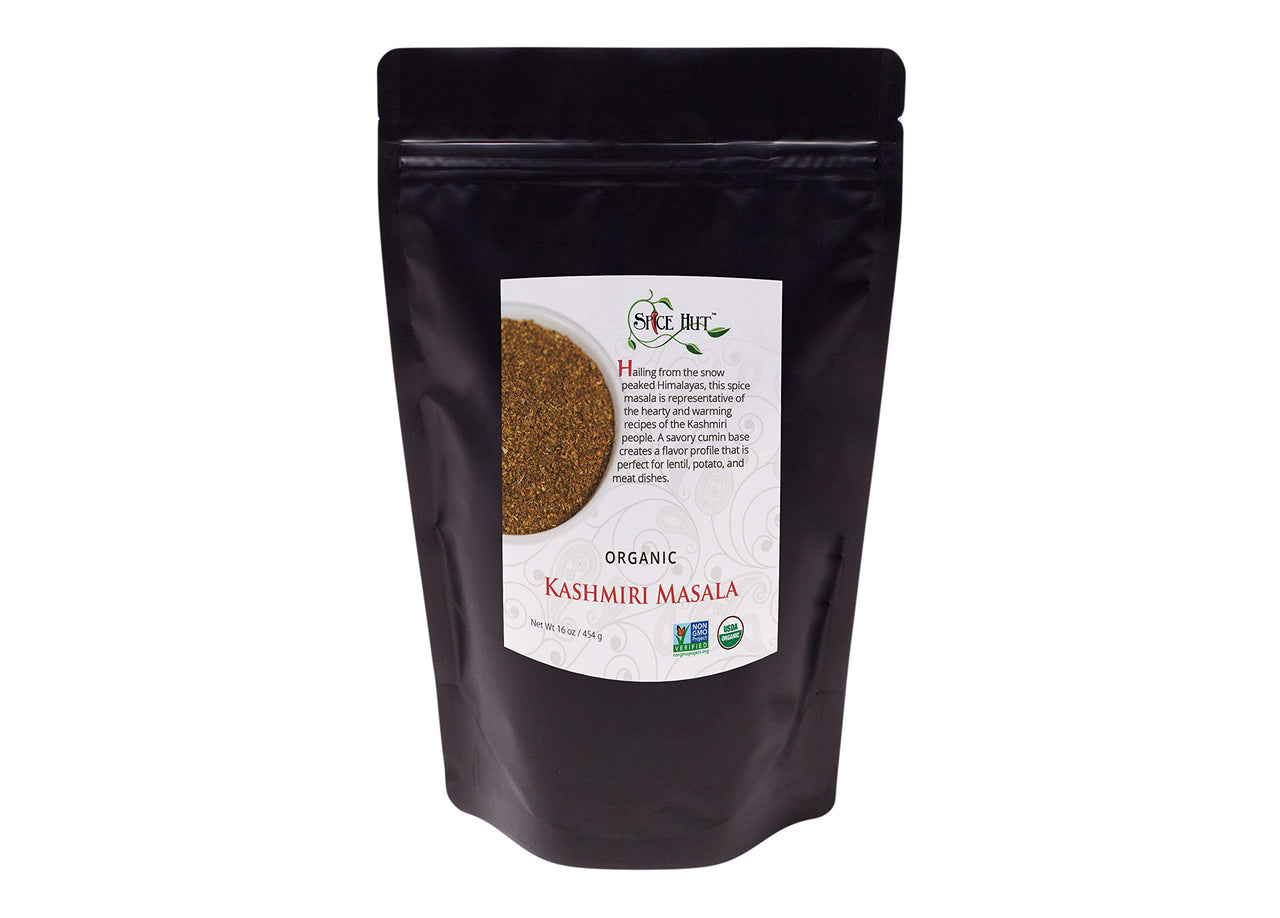 The Spice Hut Organic Kashmiri Masala Seasoning, Quick & Easy Spice Blend for Indian Cooking, 16 oz