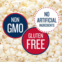 SkinnyPop Popcorn, Gluten Free, Non-GMO, Healthy Snacks, Easter Snacks, Skinny Pop Dairy Free White Cheddar Popcorn Snack Packs, 0.65 Oz Individual Size Snack Bags (6 Count)
