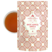 Harney & Sons Hot Apple Spice, Bag of 50 Sachets, Black Tea w/Apple Flavors