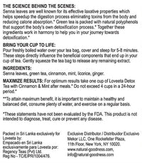 Loveeta Wellness Detox Tea Cinnamon & Mint - 15 Tea Bags (Gmo Free, Gluten Free, Dairy Free, Sugar Free & 100% Natural)