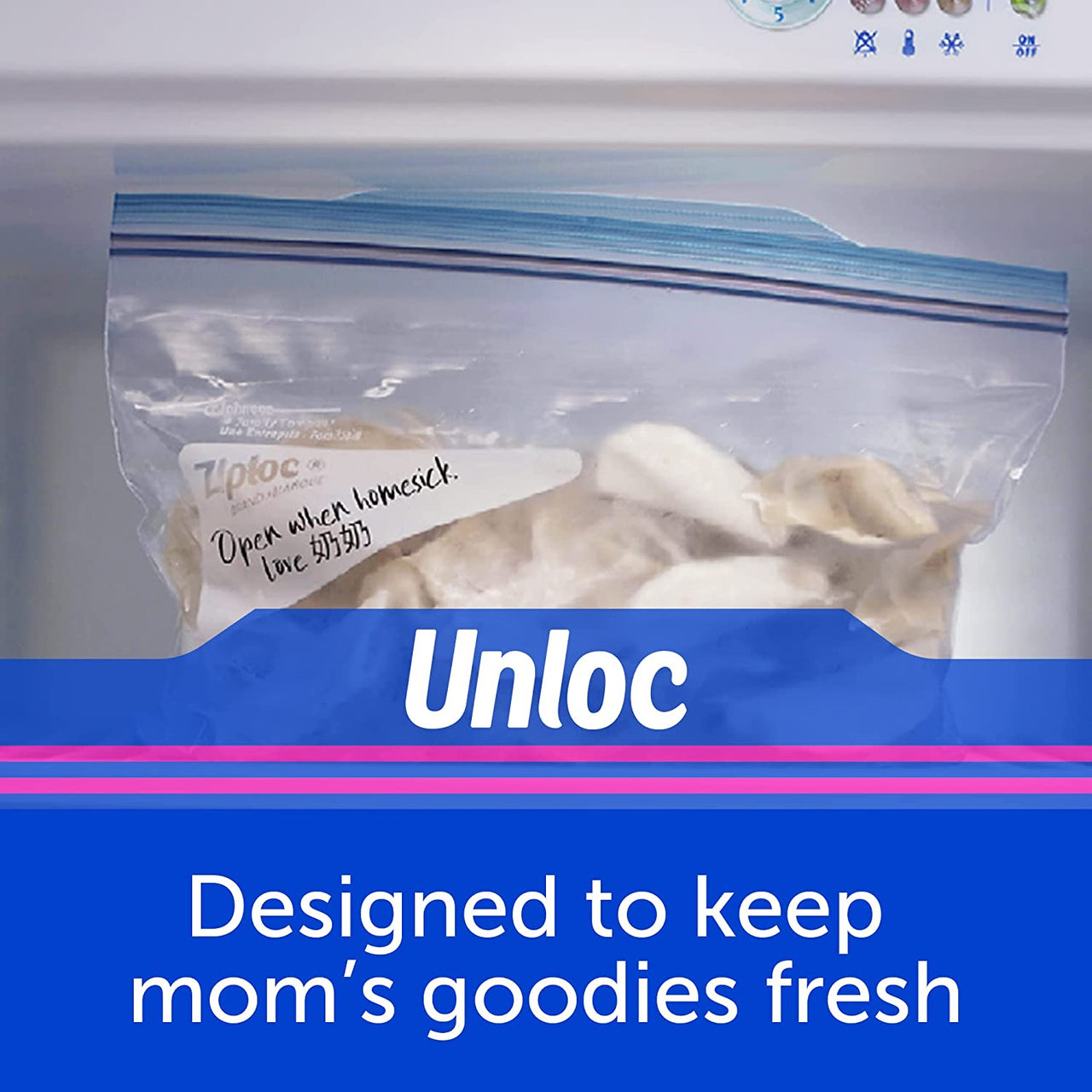 Ziploc Two Gallon Food Storage Freezer Bags, Grip 'n Seal Technology for Easier Grip, Open, and Close, 10 Count Clear