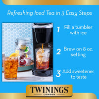 Twinings Decaf Earl Grey K-Cup Pods for Keurig, Decaffeinated Black Tea Flavoured with Citrus and Bergamot, 24 Count (Pack of 1)