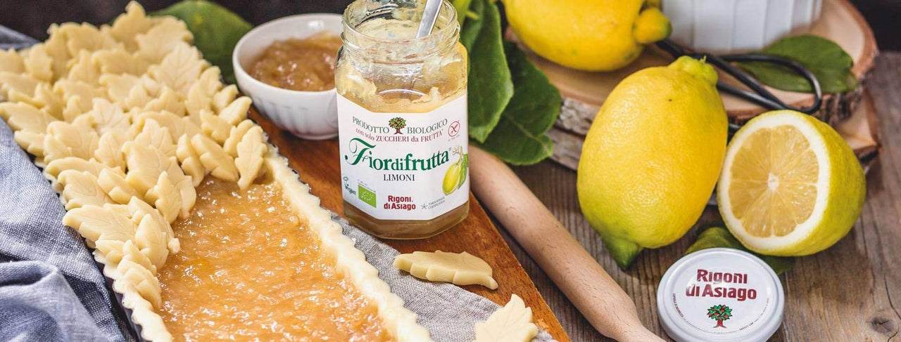 Rigoni di Asiago Fiordifrutta Organic Fruit Spread, Lemon, 9.17 Ounce (Pack of 6)