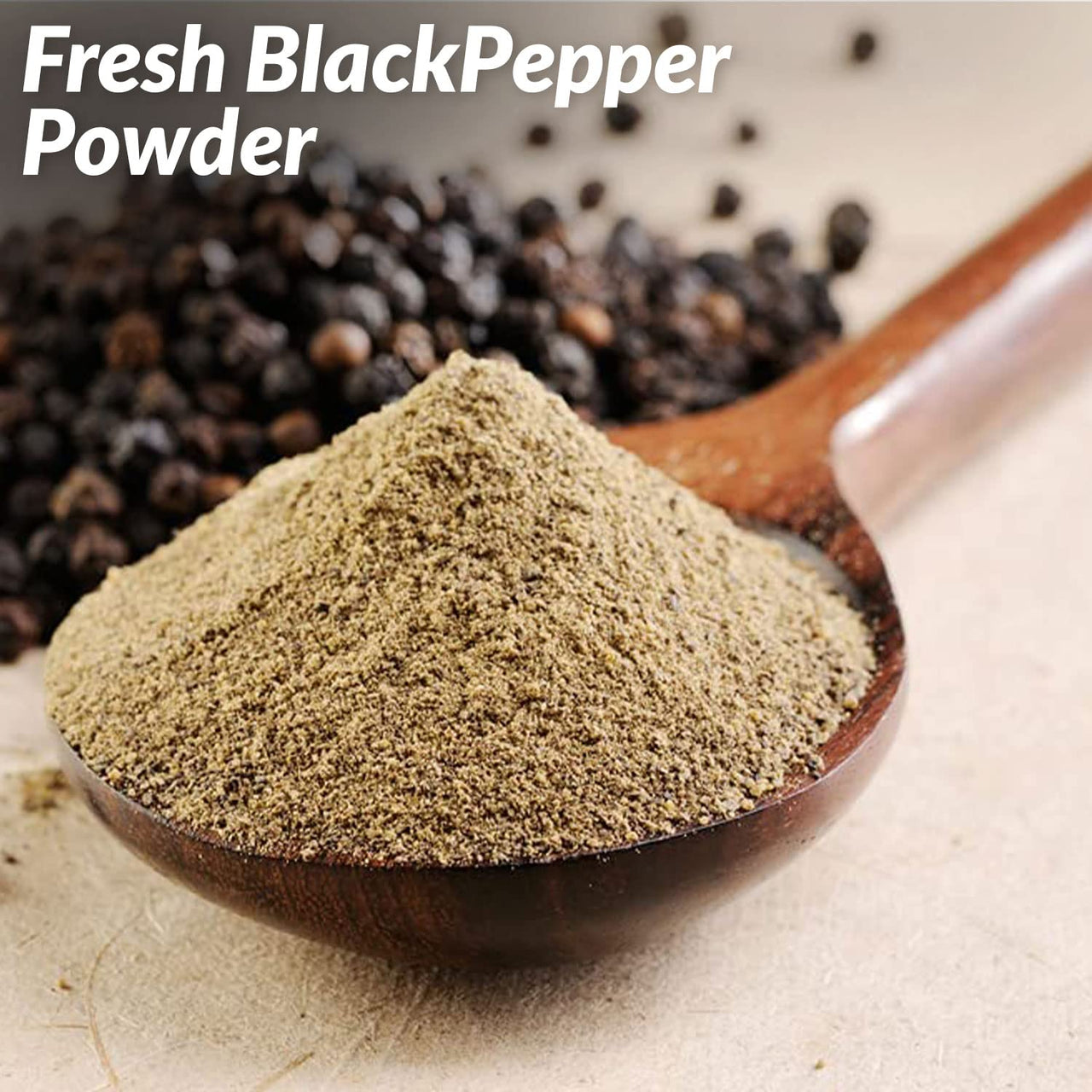 Himalayan Chef Organic Black Pepper Powder - 6.17Oz (175g), Free from Artificial Colors & Additives, Non GMO & Kosher Certified, Pepper Shaker