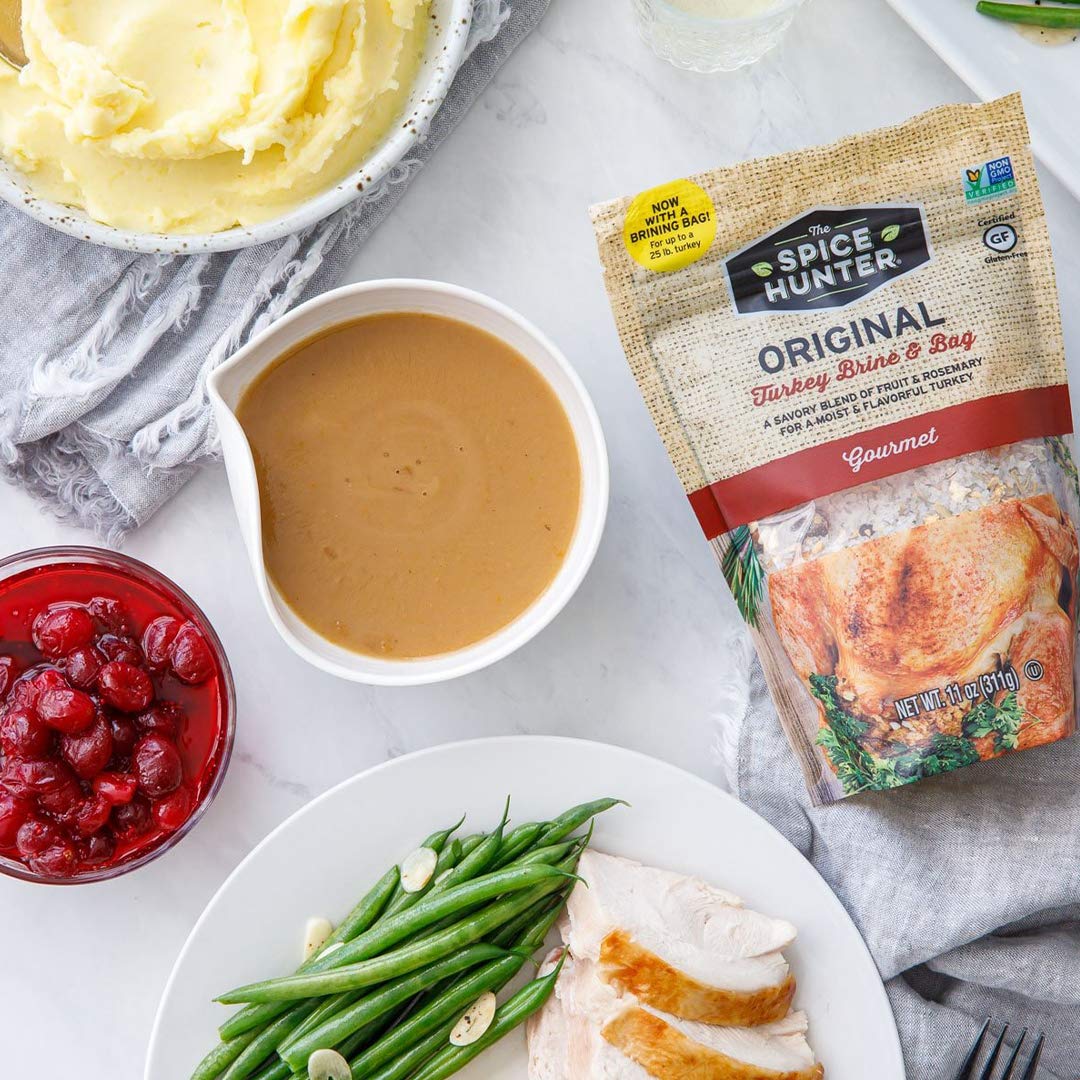 Spice Hunter Turkey Brine & Bag, Original, 11 Ounce (Pack of 3)
