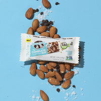 Lenny & Larry's  The Complete Cookie-fied Plant-Based Protein Bar, Vegan and Non-GMO, Chocolate Almond Sea Salt, 45 g, 9 Count