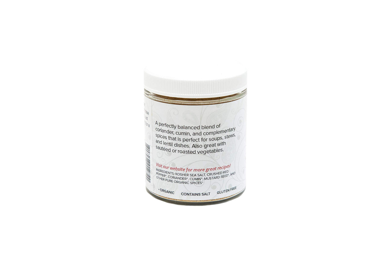 The Spice Hut Organic Dal Masala, Quick & Easy Spice Blend for Indian Cooking, with Salt 3.5 oz