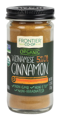 Frontier Organic Vietnamese Cinnamon, Ground, 1.31 Ounce